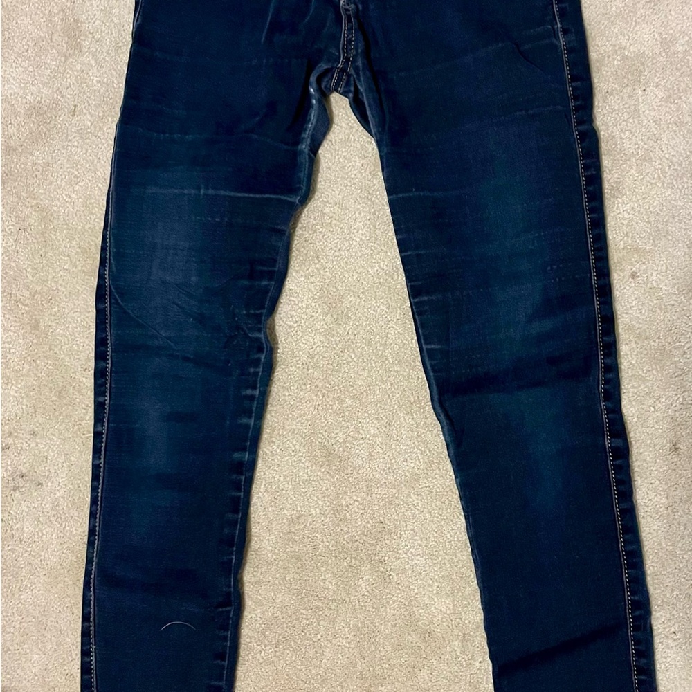 Machine Men's Deep Blue Skinny Jeans